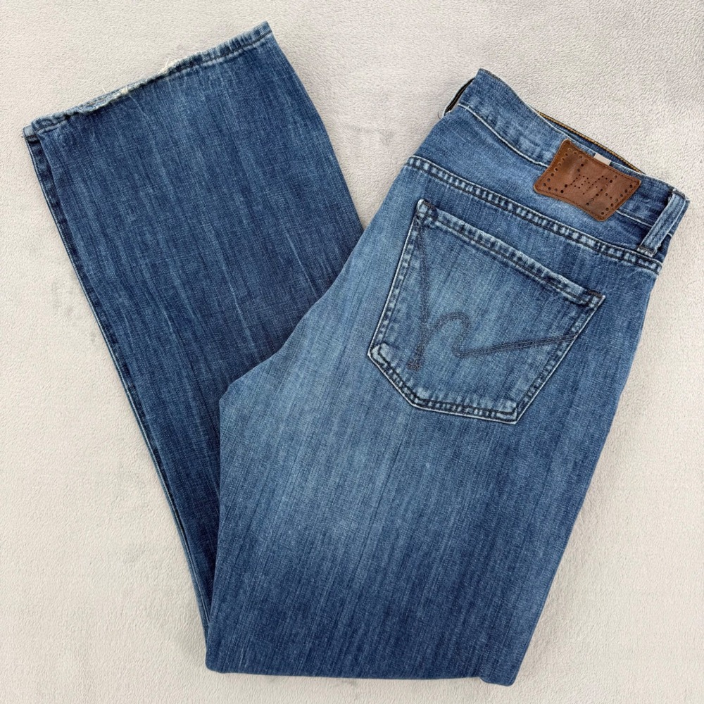 Citizens of Humanity Perfect Straight Leg Jeans Blue Mens Made in USA Size 38 - Picture 1 of 16